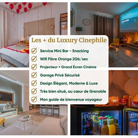 Ferienwohnung Luxury Cinephile - Netflix - 2 Balcons - Garage Prive - Minibar Grenoble Exterior foto