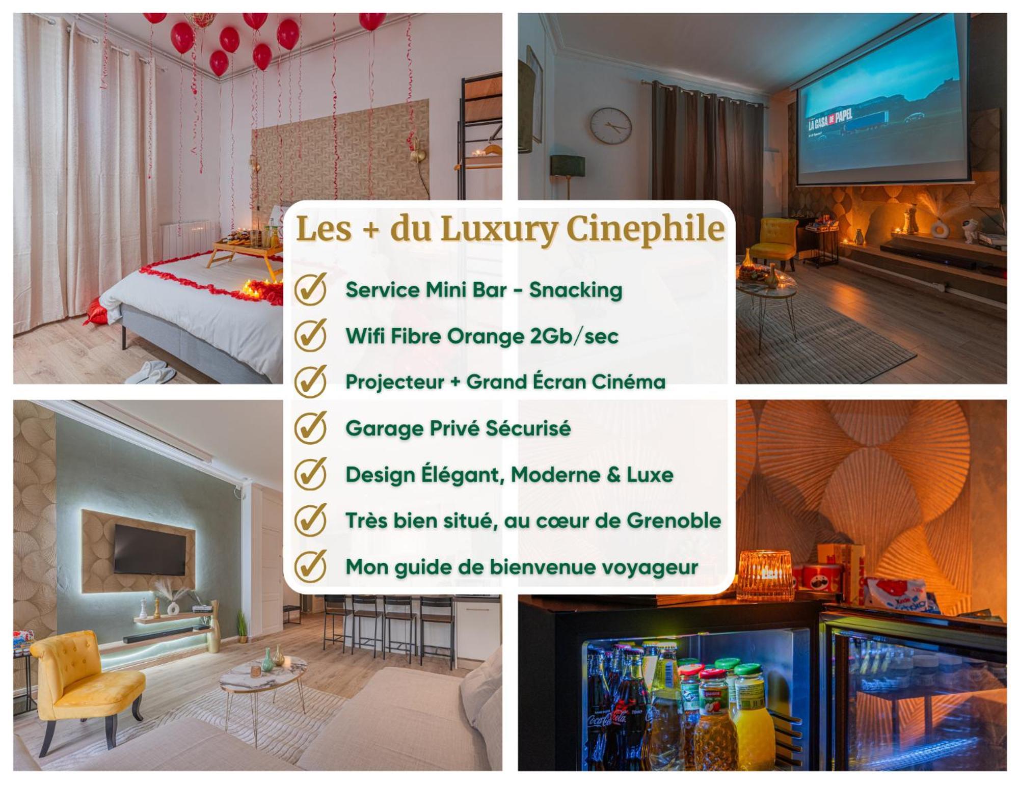 Ferienwohnung Luxury Cinephile - Netflix - 2 Balcons - Garage Prive - Minibar Grenoble Exterior foto